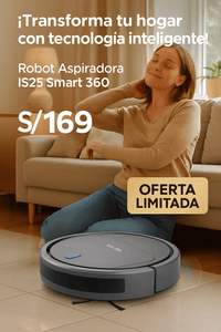 Robot Aspiradora IS25 Smart 360 - Cool Tec Peru