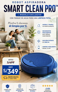 Robot Aspiradora Smart Clean Pro